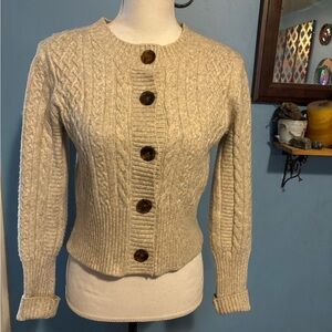 Rachel Zoe, Soft, Cable Knit, Cardigan Sweater